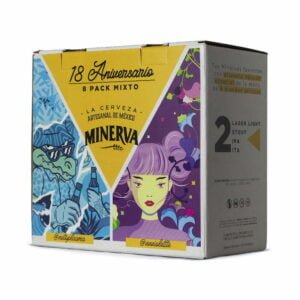cerveza minerva pack caja aniversario 2022