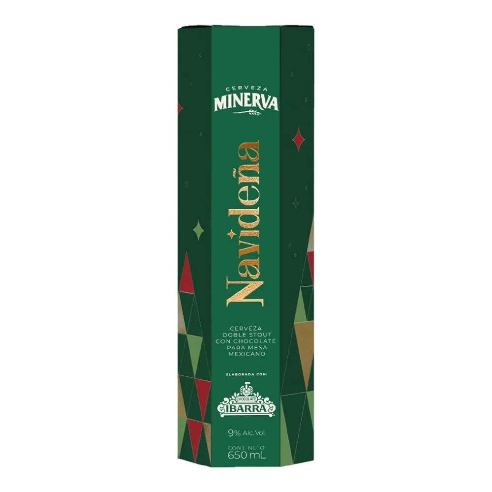 Cerveza minerva navideña